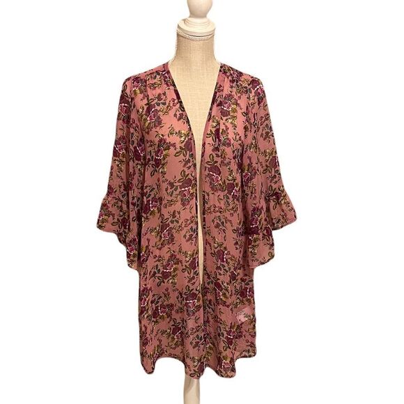 Express Floral Overlay/Duster  - Picture 1 of 5